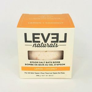 *3/$25 LEVEL Naturals Lemon + Coconut Bath Bomb NIB
